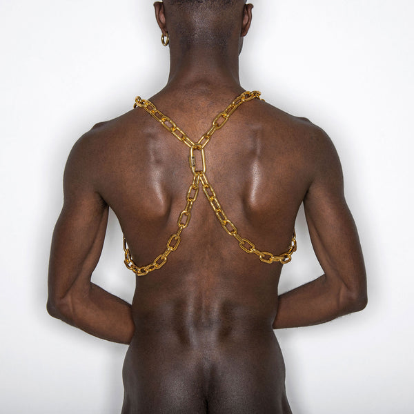 Chain H-Harness Gold